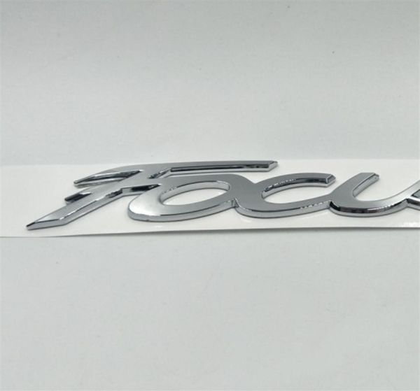 Novo para ford focus mk2 mk3 mk4 tronco traseiro emblema emblema script logo231g7778216