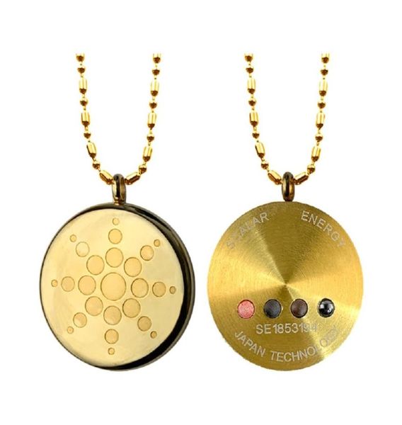 Collana di protezione dalle radiazioni anti EMF Collana di energia scalare quantistica Ciondolo in orgonite Pingente per uomo donna F12022425488