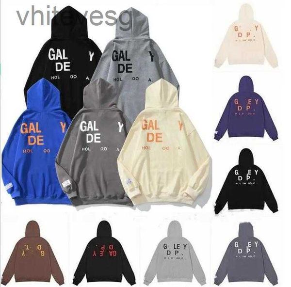 Herren Hoodies Sweatshirts Hoodie Designer Galleryes Depts Gary Painted Graffiti Used Letters Gedruckt Lose Lässige Mode Männer und Frauen Hoody 2wgg KVTP