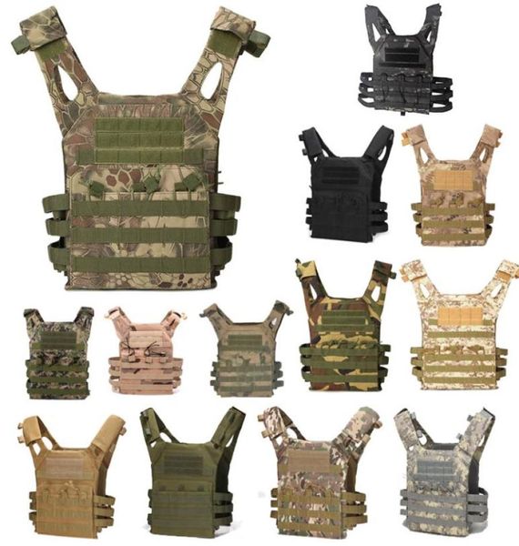 Taktik Molle Yelek JPC Plaka Taşıyıcı Açık Spor Airsoft Dişli Torba Çanta Kamuflaj Vücut Zırhı Savaş Saldırı No06010C5515147