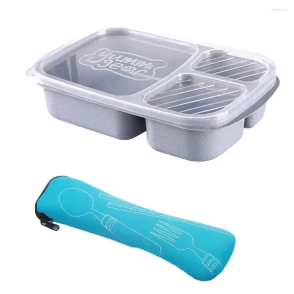 La borsa pieghevole per stoviglie può essere riutilizzata per il pranzo, un comodo contenitore per riporre oggetti essenziali per il campeggio, una scatola per microonde resistente e leggera