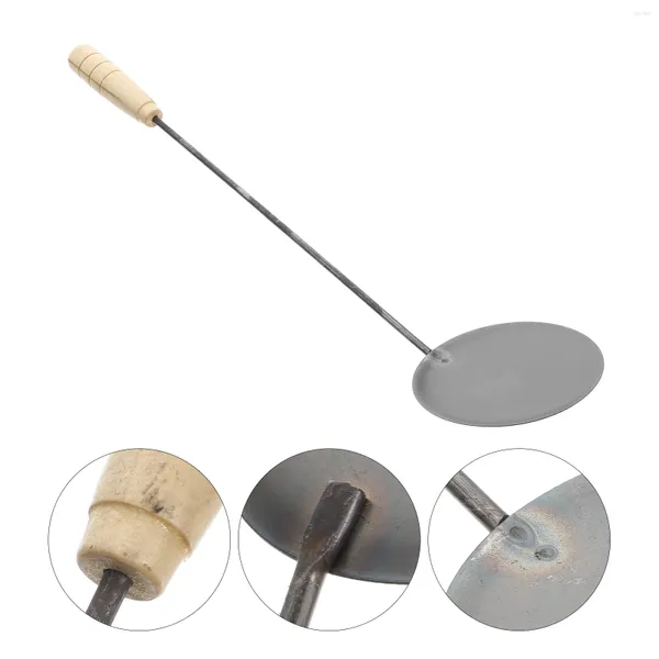 Colheres Rosette Cookie Maker Camarão Bolo Colher Servindo Aço Inoxidável Home Frying Handle