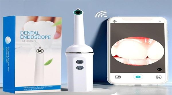 Dentistry Intraoral Dental Camera Monitor WiFi Dente Endoscopio intra orale con Strumento di ispezione dei denti della bocca leggera LED 2202289522733