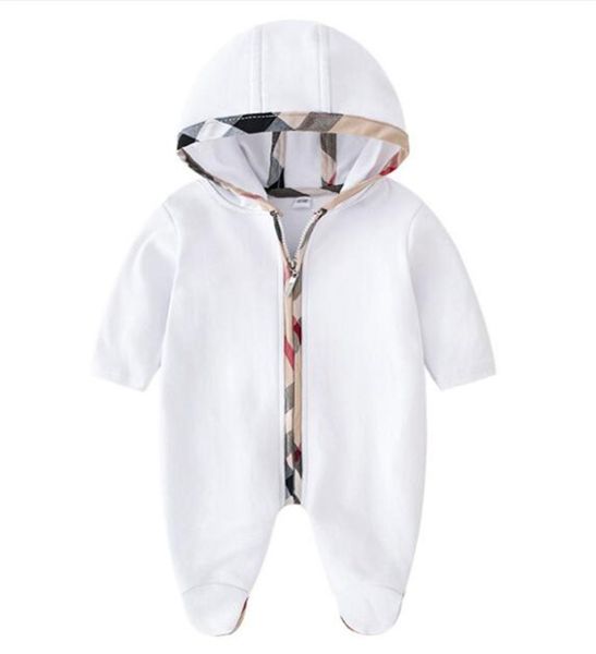Designer Kids Clothing Conjunto de recém -nascidos macacões de bebê Spring outono menino meninas roupas de algodão adorável macacão infantil