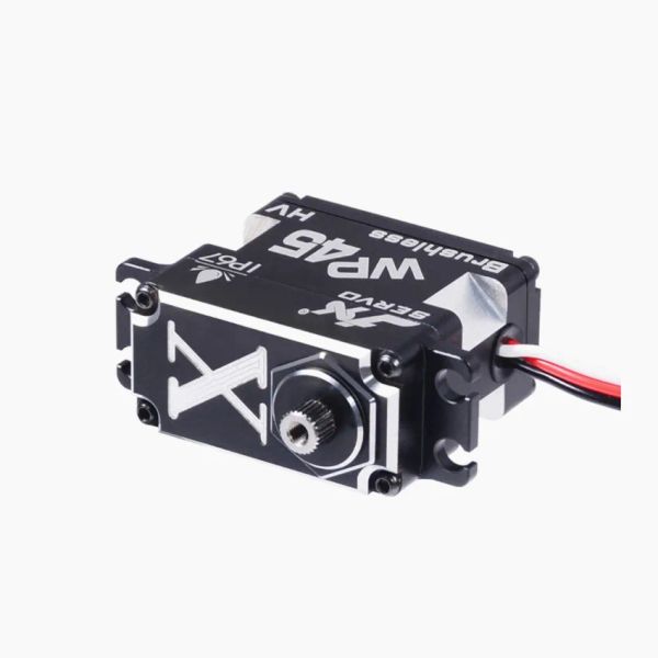 JX WP45 45kg Servo drone impermeabile in metallo completo IP67 Servo digitale senza spazzole ad alta tensione impermeabile per auto / droni RC