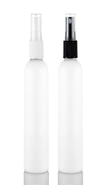 50pcs 100ml vazio frasco de plástico spray branco PET100CC pequenos frascos de spray de viagem com bomba recarregáveis frascos de spray de perfume lot6850436