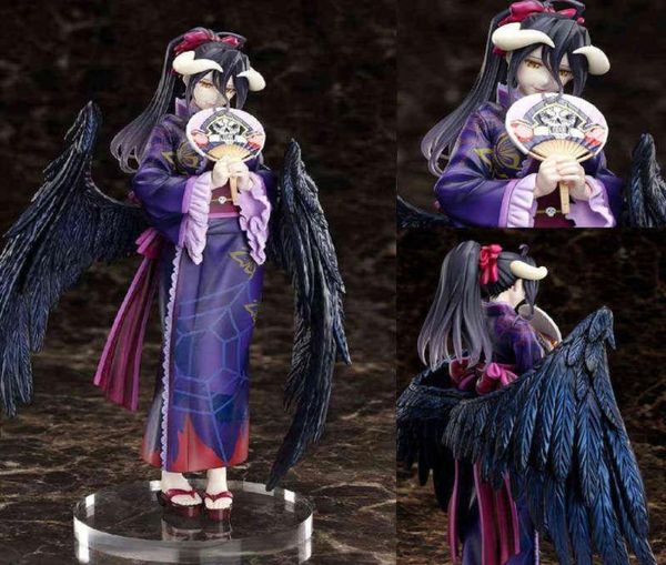 Anime Overlord Albedo PVC Action Figure Toy Game Statue Figura Anime Regali di bambola del modello da collezione H11241939602