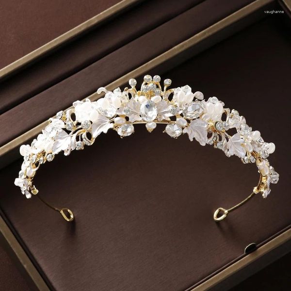 Hair Clips Pearl Gem Classic Elegant Women's Crown for Kids Girl Acessórios