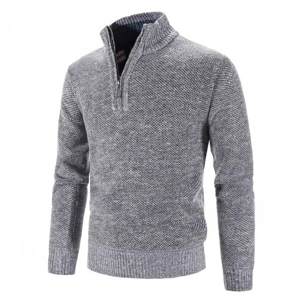 2023 designer maglione cardigan uomo autunno inverno spesso maglione maglione maschiali a maglieria pullover color gumino di colore solido cumino simulato sottili sottili pullover in forma in forma da maglia da maglia maglione