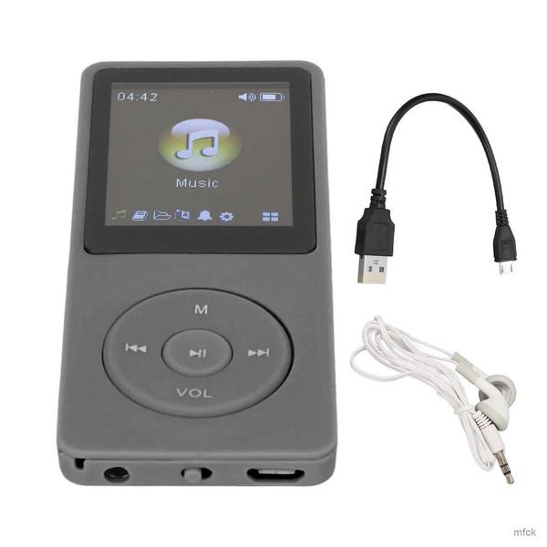 Lettori MP3 MP4 Lettore MP4 Supporto portatile Piccola scheda di memoria Lettore musicale multimediale LCD da 1,8 pollici con accessori per studenti