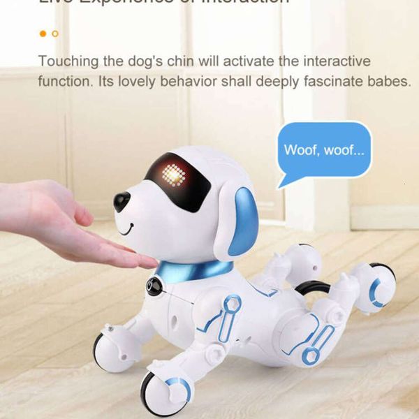 Интеллектуальная технология программирования Hine, инвертированная музыка для танцев, детская электрическая игрушка с дистанционным управлением, собака