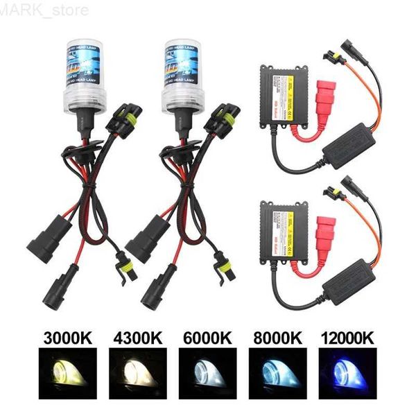 Kits de luz xenon para carro hid, 35w, 55w, h1, h3, h7, h11, 9005, 9006, fino, lastro hid, farol automático, 4300k, 6000k, 8000k, 12000kl231228l231228