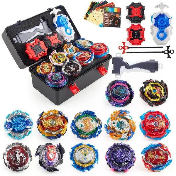 Набор игрушек Beyblades Burst Battleting er Grip, коробка для хранения игр, 12 гироскопов 3 ers, отличный подарок на день рождения для 231228