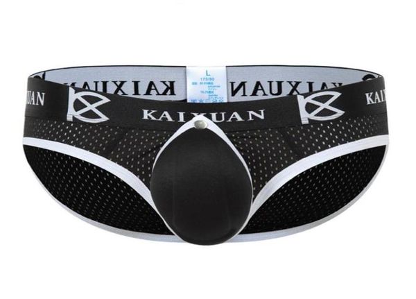 Cuecas masculinas gay pênis bolsa roupa interior traseira aberta frente removível jockstraps men039s ampliar sexy aumentando esponja copo almofada un5421265