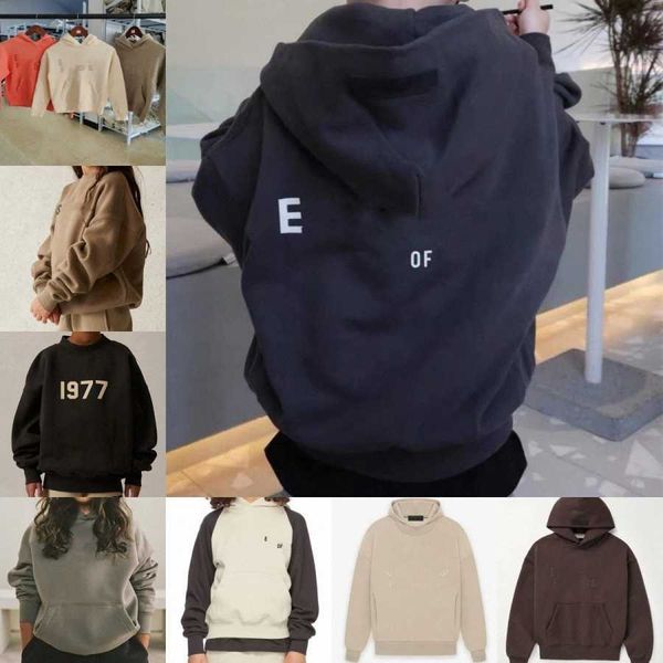 Çocuk Hoodies Ess ESS Giyim Kapüşonlu Sweater Toddler Uzun Kollu Kızlar Gündelik Çocuk Gevşek Mektup Tasarımcı Kazak Sweatshirt Gençlik Çocuk Giyim Bab W9ig Y8n