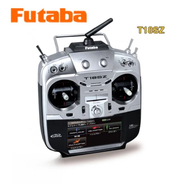 Futaba T18SZ 18CH Radio Controller Transmissor com Telemetria 2,4 GHz Receptor R7308SB para FPV Drone/Avião/Helicóptero