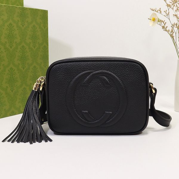 Üst Tasarımcı Çantalar Crossbody Bag Tassel Çanta Çanta Kadın Deri Soho Disko Omuz Çantası Deri Kamera Çanta Omuz Çantası