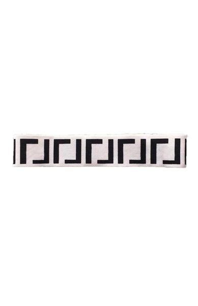 Summer Luxury Designer Elastic Black White Brown Letters duplas Bandas para a cabeça para mulheres Fashion Unisex Head Band With Letter Words HIG4561650