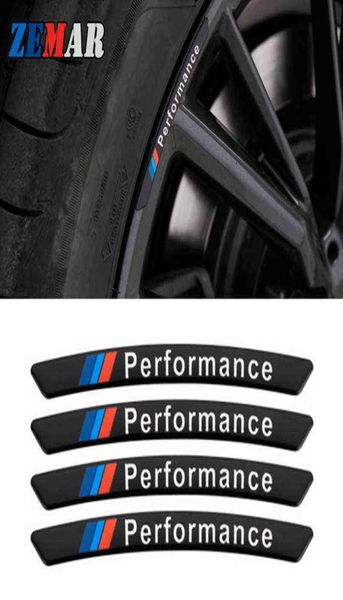 4 pçs adesivo de roda carro desempenho potência m decalques para bmw e46 e90 e60 e39 e36 f30 f10 f20 x5 e70 e53 m g30 e91 e34 f31 e30 e921024793