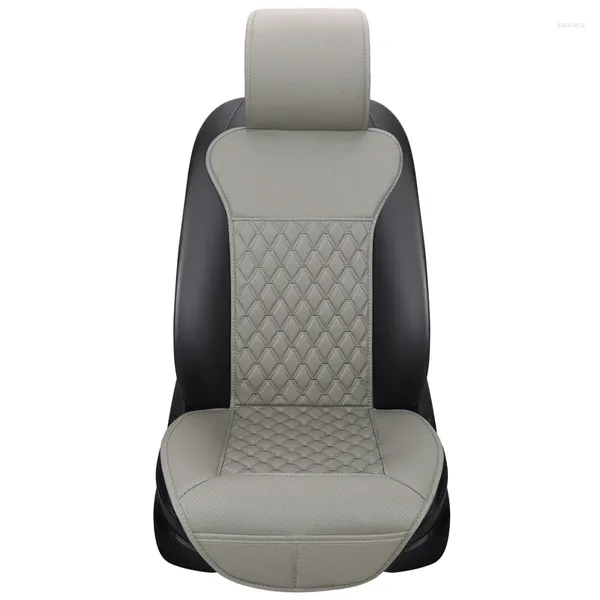 Copertini per sedili per auto Cover anteriore universale in pelle PU VAT CUSCHIONE NON CUSCHI