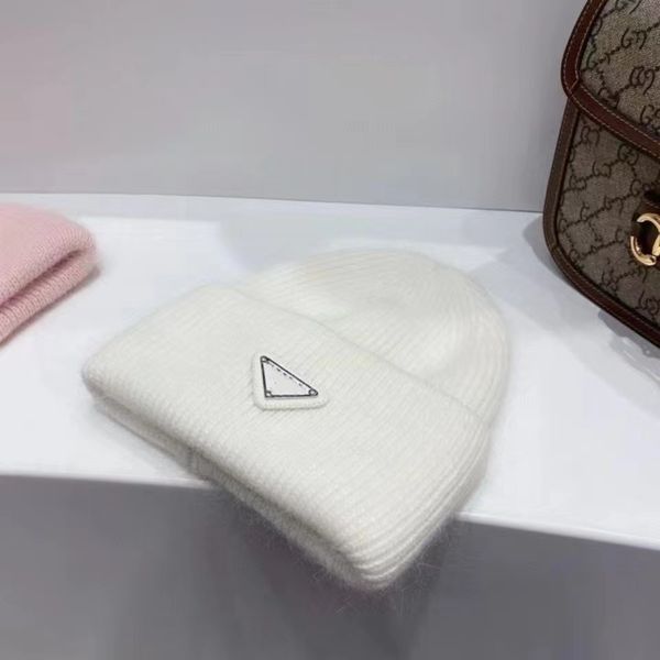 Chapéus de designer de moda masculino e feminino gorro outono / inverno chapéu de malha térmica chapéu de marca de esqui gorro de alta qualidade xadrez crânio chapéu de luxo boné quente presente