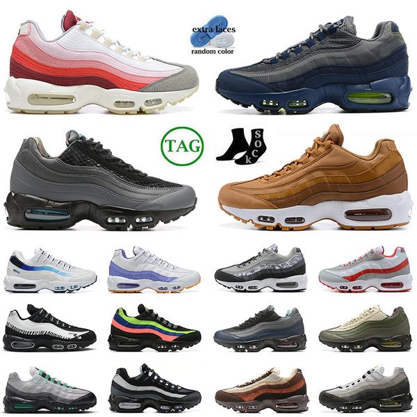 OG 95 Sneaker Outdoor Running Shoes Mens Womens 95s Sports Sequoia Prep School Sketch Aegean Storm Neon Athletic Jogging Walk Desgienr Trainers Tamanho 12