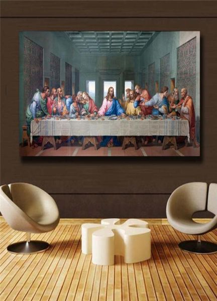 Cristo a última ceia cartaz pintura decorativa lona arte da parede sala de estar cartazes quarto painting9046607