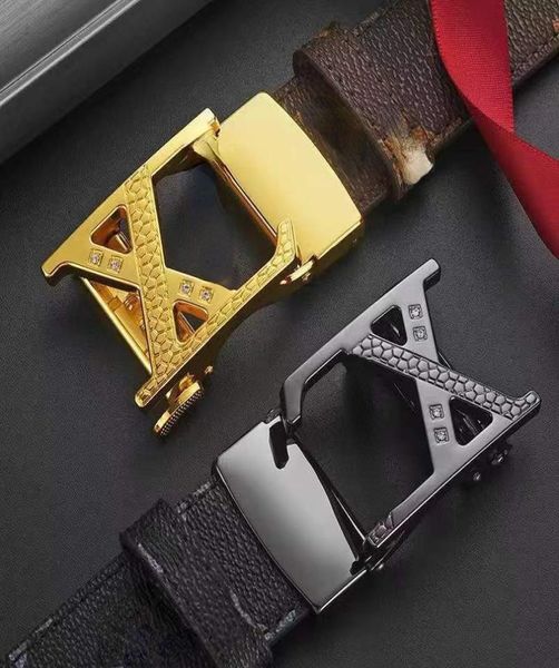 Famous Brand Straight Fashion Classic Luxury XL Buckl Belts Men039S Belt Belt Belt Automatic Camada de vaca Business V2046671