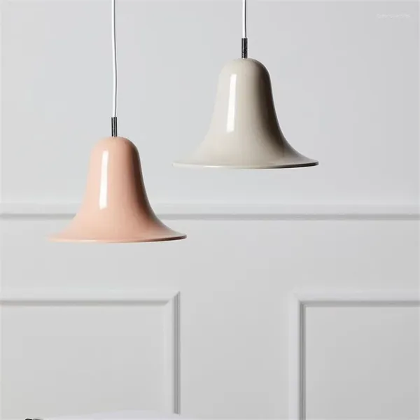 Pendelleuchten Nordic Farbe Hut Lampenschirm Lichter Schlafzimmer Nacht Restaurant Lampe Runde Horn Moderne Esszimmer Dekor Einzel Hängen