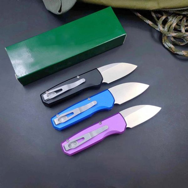 Offerta speciale Runt 5 Coltello tattico automatico S35vn Lama satinata Manico in alluminio aeronautico Campeggio esterno Escursionismo Coltelli tascabili EDC con scatola al minuto