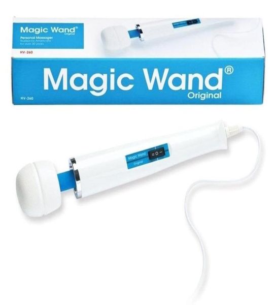 Neue Hitachi Magic Zauberstab Massager Mächtige Vibratoren Magic Zauberstab Av Toys Ganzkörper persönlicher Massagebaste Useuauuk Plug1901528