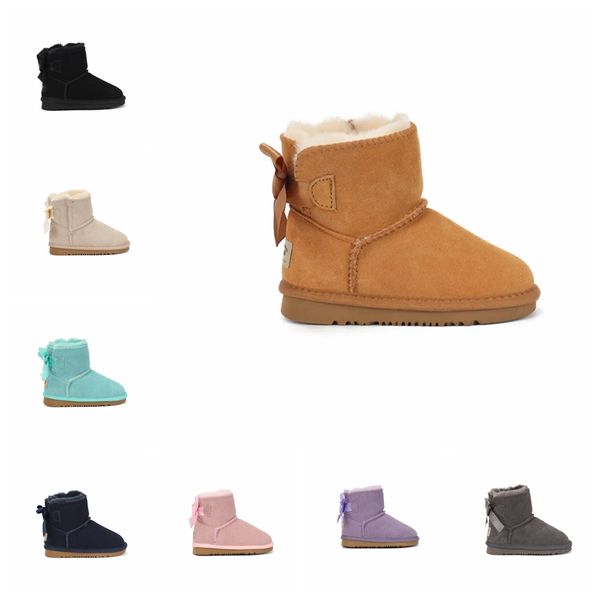 2023 Designer Kinderschuhe Kleinkinder Klassische Baby Ultra Mini Boot Australien Warme Stiefel Mädchen Schulschuh Halbe Kinder Sneaker Kind Jugend Designer Schnee Kleinkinder Booti