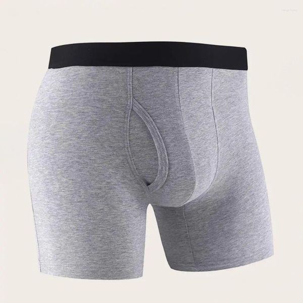 Underpants Men Mid-Rise Shorts Slips U Convex Design Feuchtigkeits-Wicking Elastic Wide Band Slipies Unterwäsche für