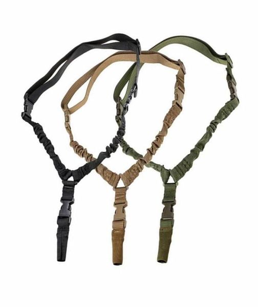 Cintura tattica in nylon multifunzione con imbracatura a un punto Cintura regolabile per softair con fibbia a sgancio rapido per caccia con fucile Wargame2953558