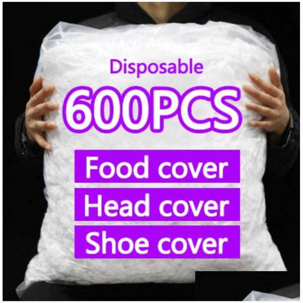 Alimenti usa e getta Er Involucro di plastica elastica Coperchi per stoccaggio Scarpe Doccia Copricapo Ciotole Tappi Borsa salvafreschezza Consegna goccia di polvere Dhp8X