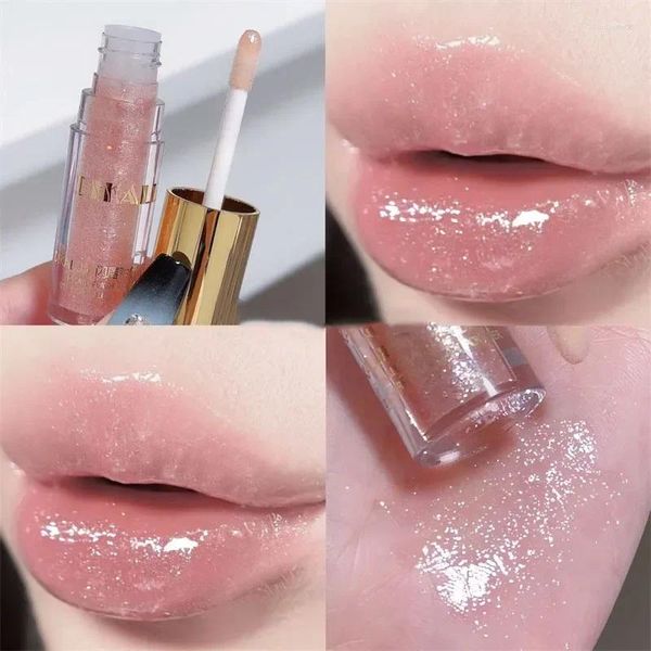 Lip Gloss 5 Cores Impermeável Diamond Shimmer Glitter Sparkling Liquid Lipstick Pearl Sexy Make Up