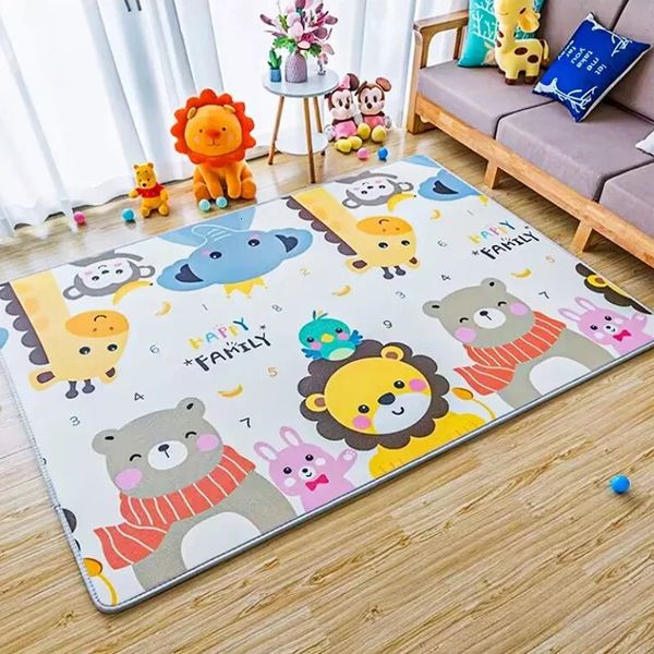 Não deslize grossa 1 cm EPE Baby Play Tay Toys for Children Rug Playmat Desenvolvendo Mat Baby Room Rastrear Mat do tapete dobrável Baby Carpet 231227