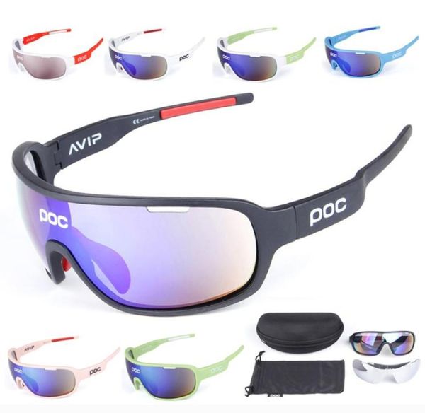 Поляризованные очки для велоспорта Мужчины Женщины Poc Спорт на открытом воздухе Защитные очки для езды Mtb Велосипедные очки Активные солнцезащитные очки Juliete Oculos1351662