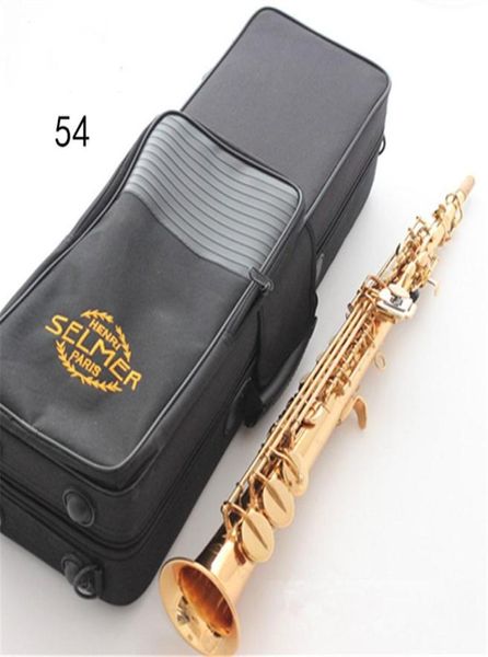 Marca francesa R54 B saxofone soprano plano instrumentos musicais de alta qualidade profissional6462076