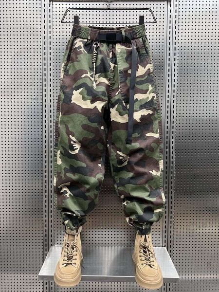 Camuflagem militar jogger calças populares rua hip harem calças ao ar livre casual moletom novo em roupas de marca