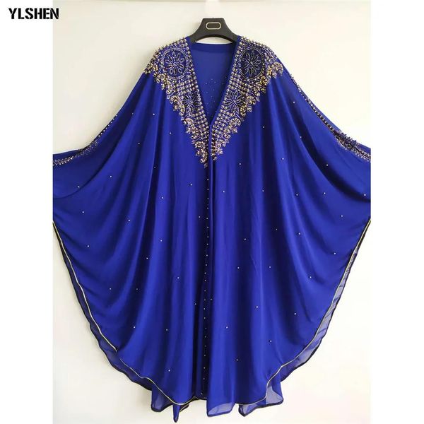 Kleidung Luxus afrikanische Kleider für Frauen 2019 Neue afrikanische Kleidung Dashiki Diamond Abaya Dubai Robe Evening Long Muslim Kleider Kapuze