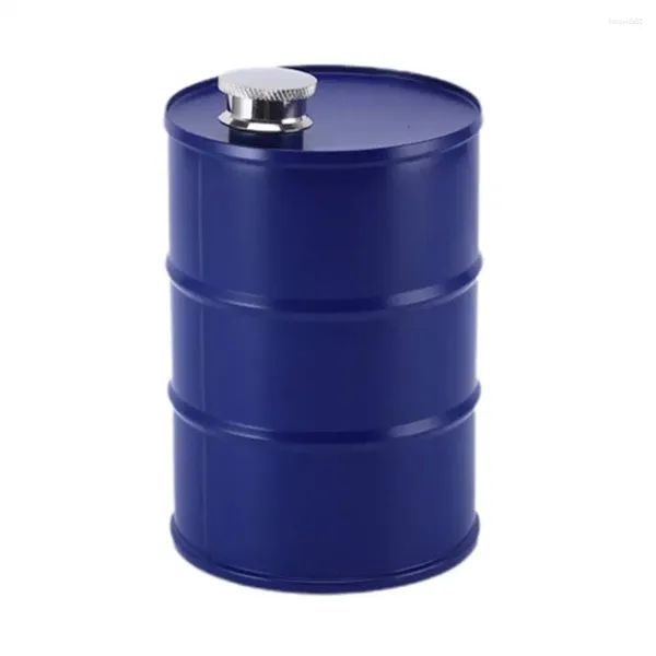 Hüftflächen Lebensmittelqualität bequemer Spirituosenfläschchen Whisky Krug Anti-Leak Oil Drum Anti-Rust Campingzubehör