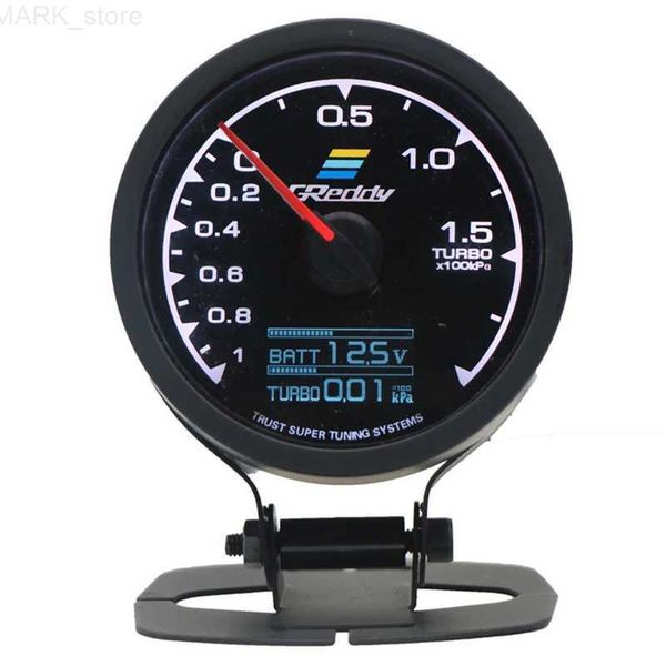 Oliedrukmeter 7 kleuren auto GReddi LCD digitaal display Turbo Boost Watertemperatuur Olietemperatuur Oliedruk Racing Meter Brandstofdruk Luchtbrandstofverhouding GaugeL231228L231228