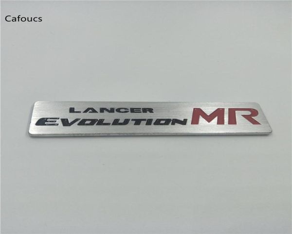 Aluminium Metall Carstyling für Mitsubishi Lancer Evolution X MR Emblem Abzeichen Logo Aufkleber Sticker9864344