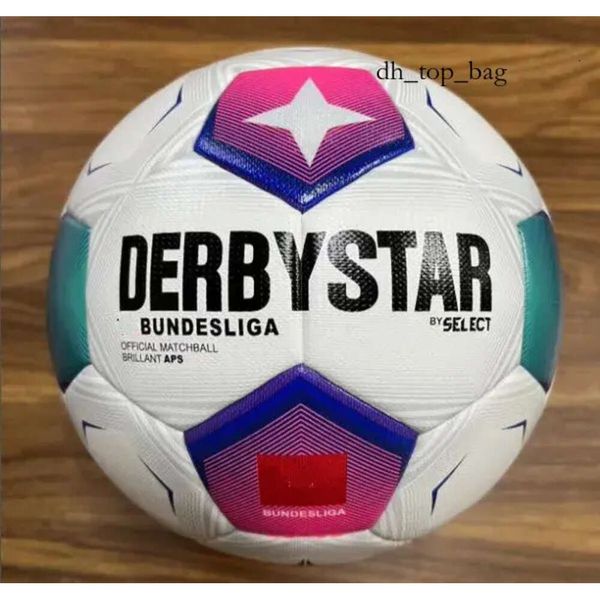 Serie A 23 24 Bundesliga-Ligaspiel-Fußbälle 2023 2024 Derbystar Merlin ACC Fußball-Partikel-Skid-Resistance-Spiel-Trainingsball 6826 7460