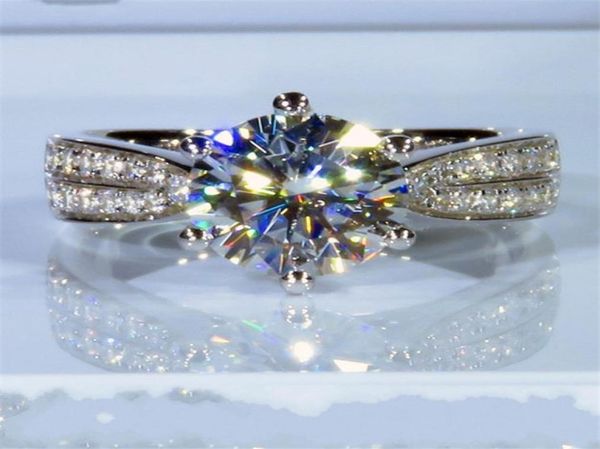 3ct Lab Diamant Ring 925 Sterling Silber Paar Verlobung Eheringe für Frauen Braut Charm Party Schmuck7406814