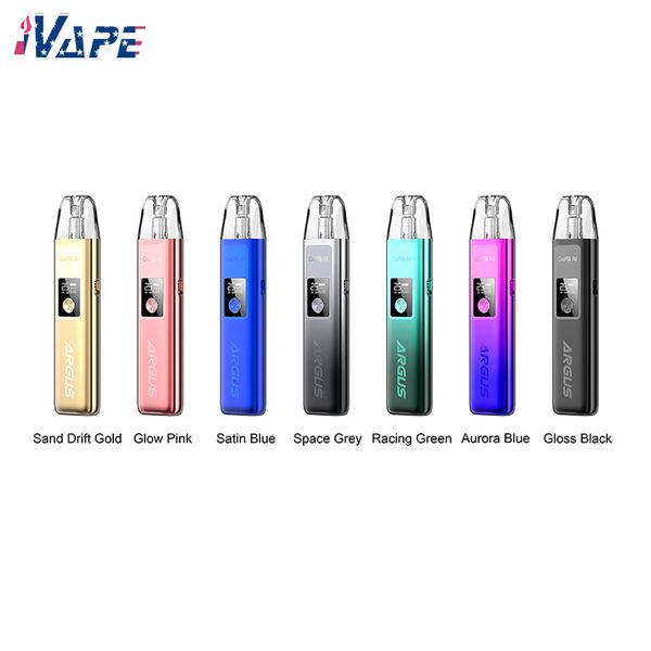 VOOPOO Argus G Kit pod 1000MAH 5-25 W Schermo OLED Disegno automatico MTL RDL VAPING AIR AIR ARIA AIRO