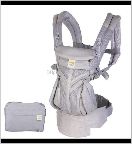 Träger Slings Rucksäcke Sicherheitsausrüstung Baby Kinder Mutterschaft Drop Lieferung 2021 Atmungsaktive Babytrage Sling Multifunktions Infan84612608114