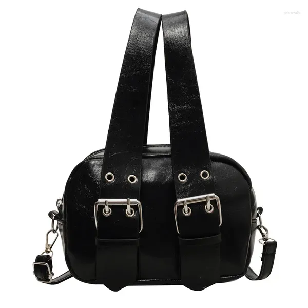 Вечерние сумки с ушками, персонализированная модная сумка для женщин, стиль 2023, двойной зажим, пряжка, текстура, портативная сумка через плечо
