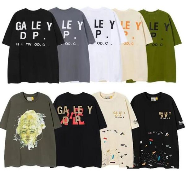 Designer di Gallerie Tees Depts Magliette Moda di lusso Magliette Uomo Donna Magliette Marca Manica corta Hip Hop Streetwear Top Abbigliamento Abbigliamento TAGLIA USA S-M-L-XL all'ingrosso